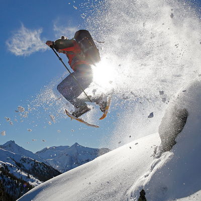 Schneeschuhwanderer in Schladming-Dachstein