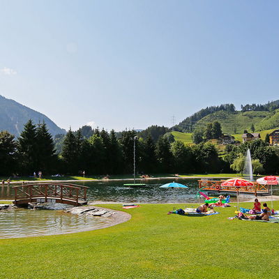 Einladender Badesee in Pichl